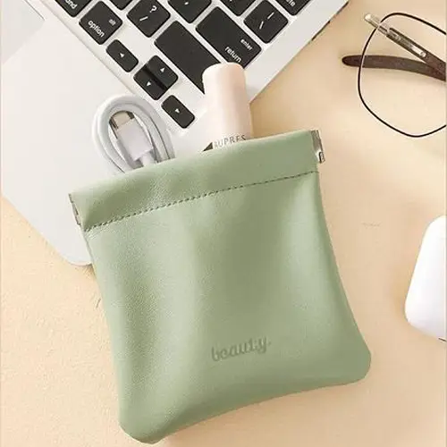 Wholesale PU Leather Accessory Pouch | Compact Organizer for Electronics & Personal Items